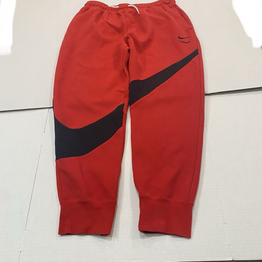 Nike Sportswear Swoosh Joggers Red DH1023-657 Men’s Size Large